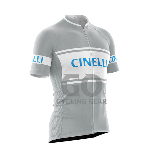 1970 Men's Short Sleeve Retro Jersey Gray