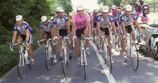 1993 Giro d'Italia Banesto Pink Cycling Jersey