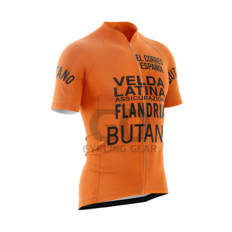 Butano Retro Cycling Jersey Winner Of The Vuelta A Espana 1977