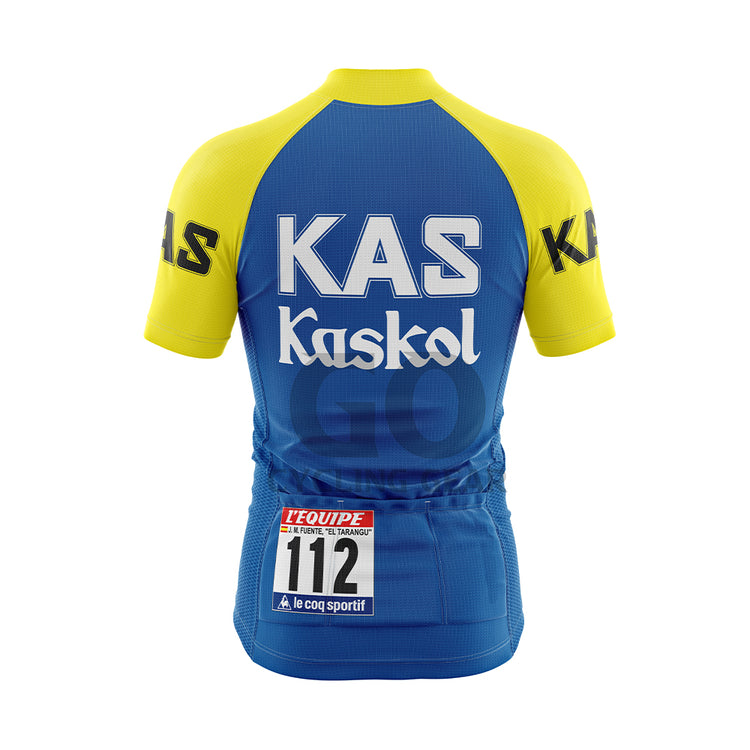 KAS Blue Cycling Jersey Tour De France 1973