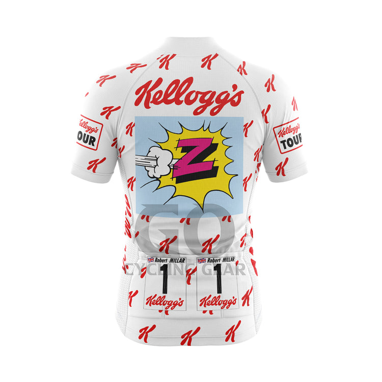 Tour Of Britain King Of The Mountain Retro Cycling Jersey 1990