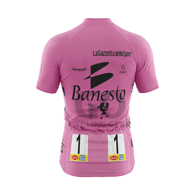 1993 Giro d'Italia Banesto Pink Cycling Jersey