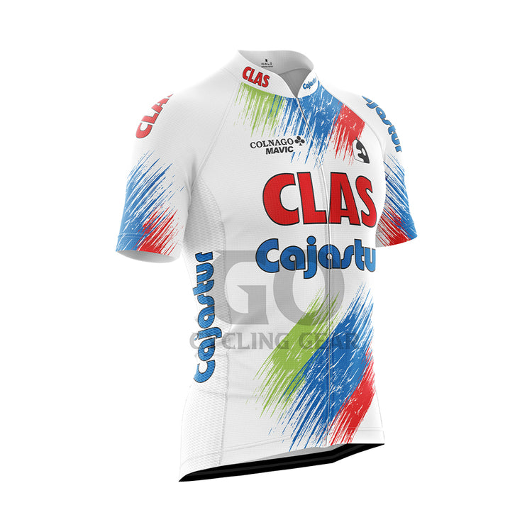 Clas-Cajastur Retro Cycling Jersey