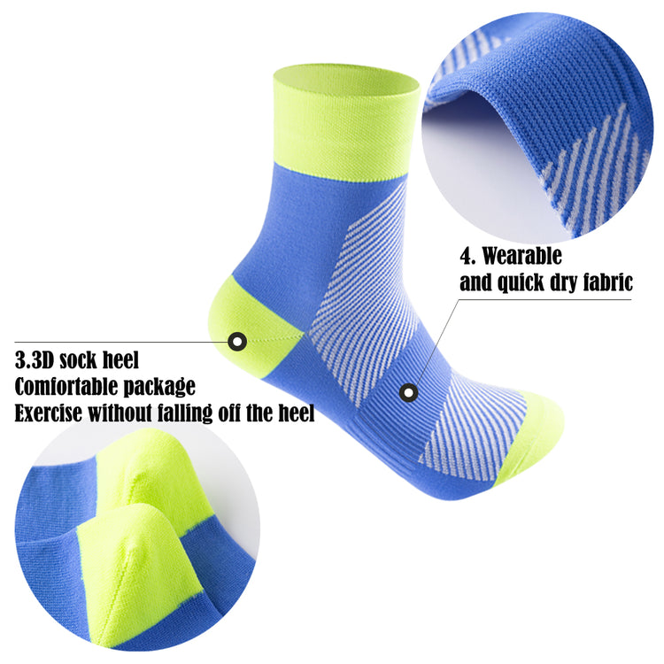 Unisex Pro Team Mid Length Bicycle Cycling Socks