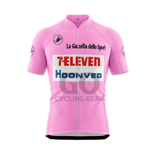 7-11 Eleven Pink Cycling Jersey Andy Hampsten