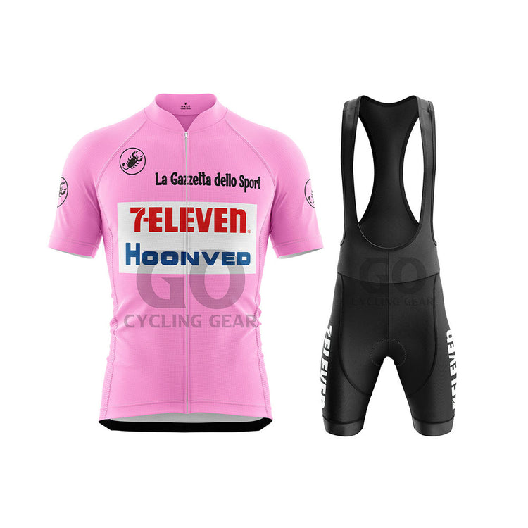 7-11 Eleven Pink Cycling Kits Andy Hampsten