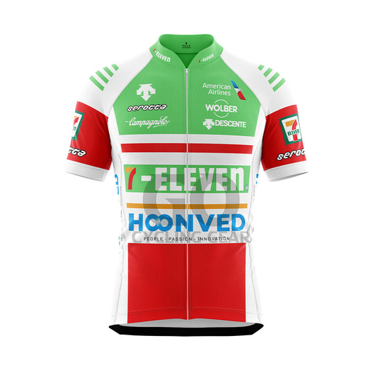 7-11 Eleven hoonved Retro Cycling Jersey