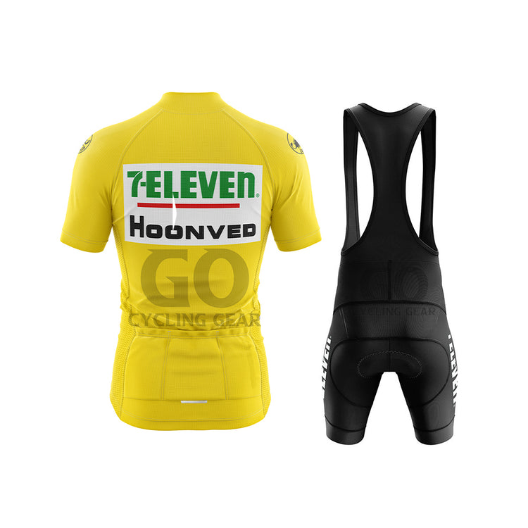 7-Eleven Retro Yellow Cycling Jersey-1990