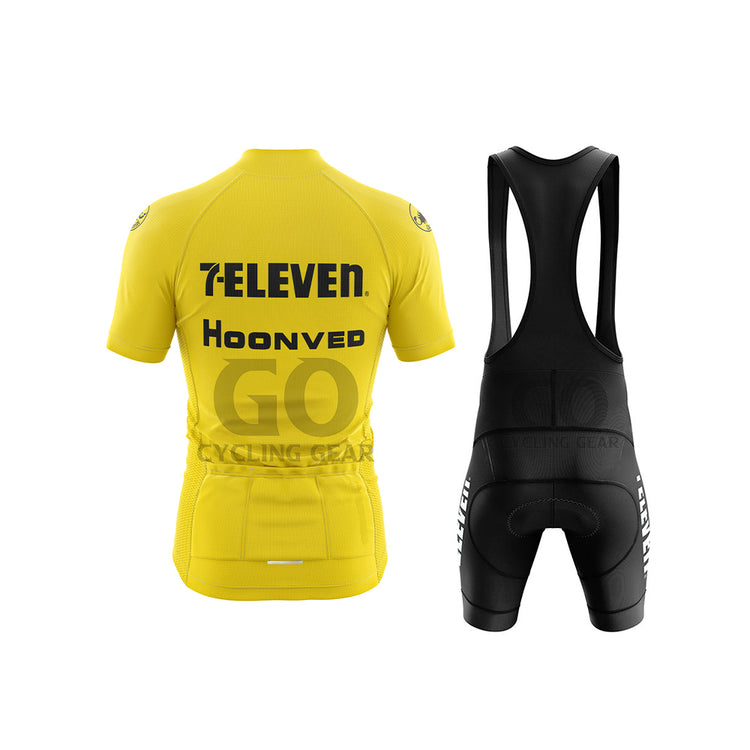 7-Eleven Retro Yellow Cycling Jersey-1990