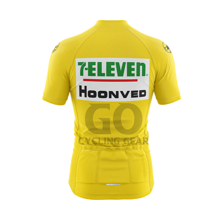 7-Eleven Retro Yellow Cycling Jersey-1990