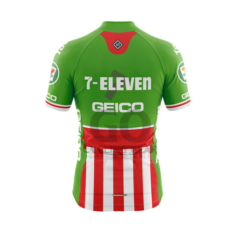 7 11 Eleven Geico Retro Cycling Jersey