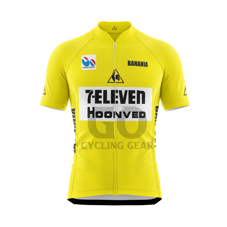 7 11 Eleven Yellow Cycling Jersey Tour de France