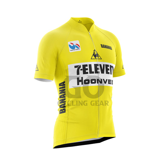 7 11 Eleven Yellow Cycling Jersey Tour de France