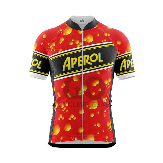 Aperol Retro Short Sleeve Cycling Jersey