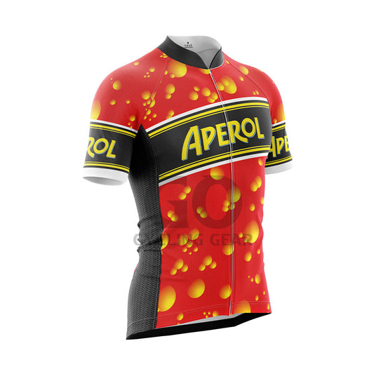 Aperol Retro Short Sleeve Cycling Jersey