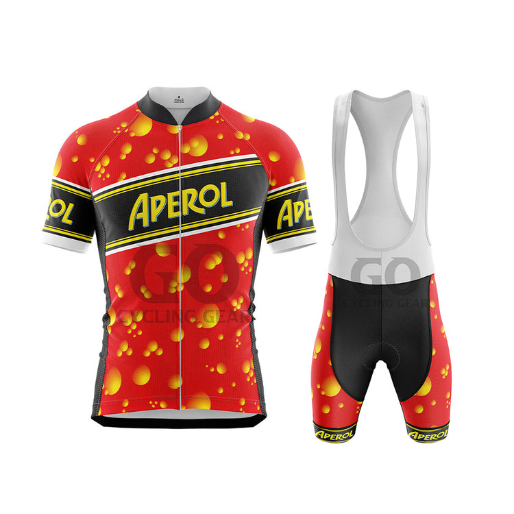 Aperol Retro Short Sleeve Cycling Kits