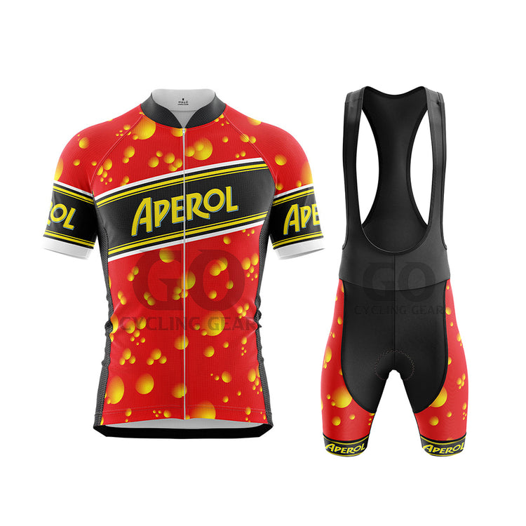 Aperol Retro Short Sleeve Cycling Kits