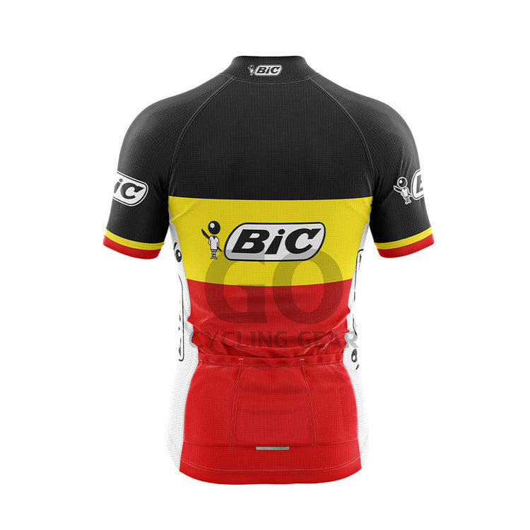 BIC Germany Short Sleeve Retro Cycling Jersey