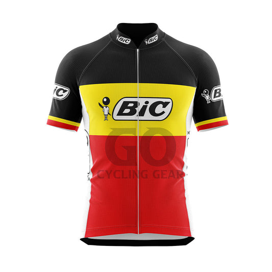 BIC Germany Short Sleeve Retro Cycling Jersey