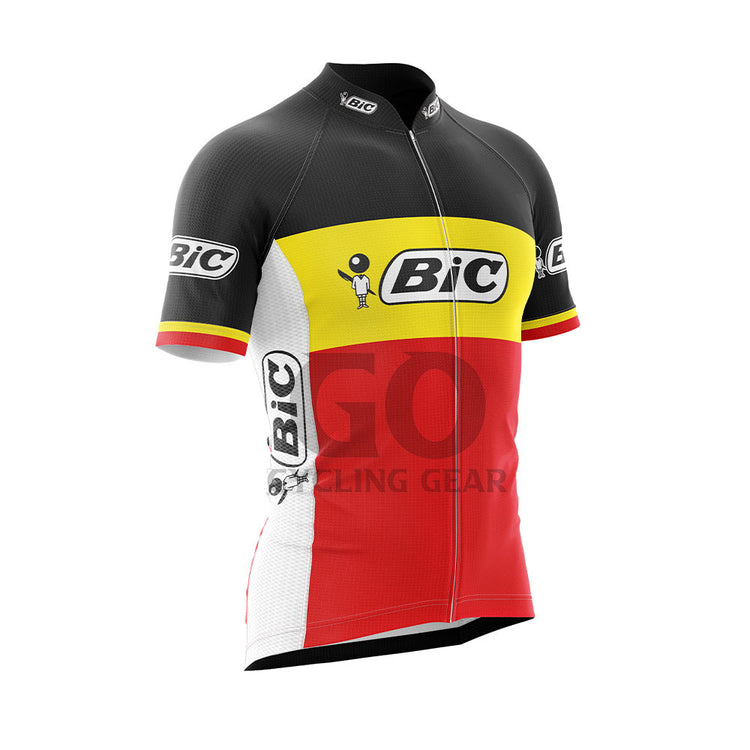 BIC Germany Short Sleeve Retro Cycling Jersey