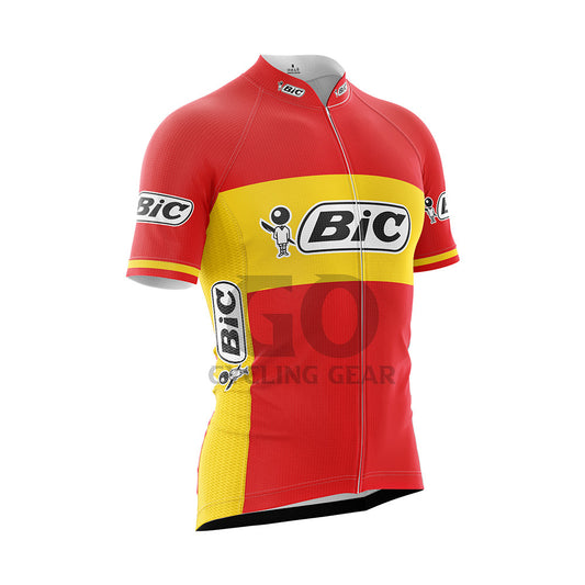 BIC Spain Short Sleeve Retro Cycling Jersey