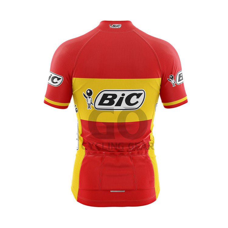 BIC Spain Short Sleeve Retro Cycling Jersey