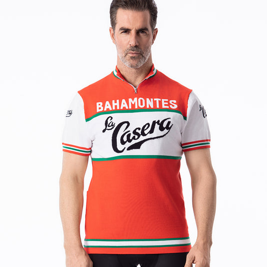 La Casera Bahamontes Radsport-Trikot aus Wolle