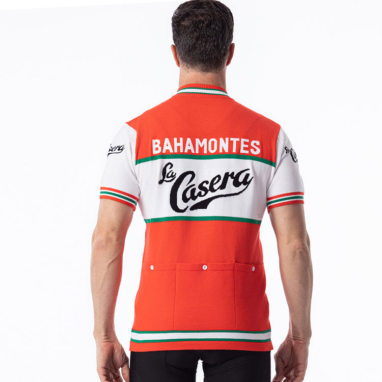 La Casera Bahamontes Radsport-Trikot aus Wolle