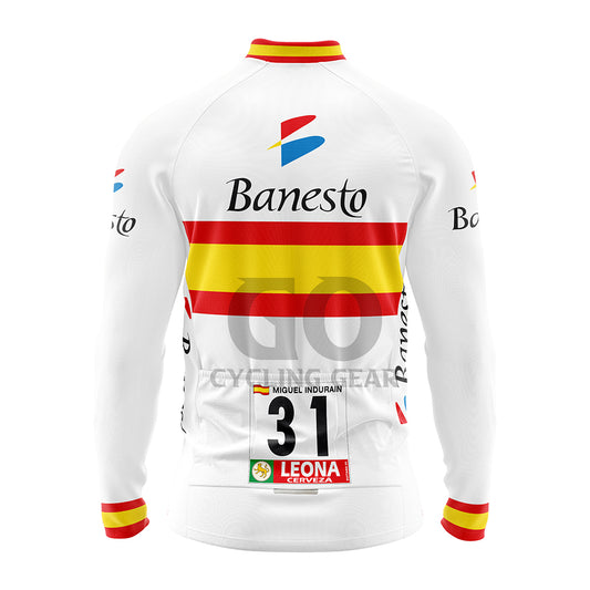 Banesto Long Sleeve CyclingJersey Colombia Worldchampionship 1995