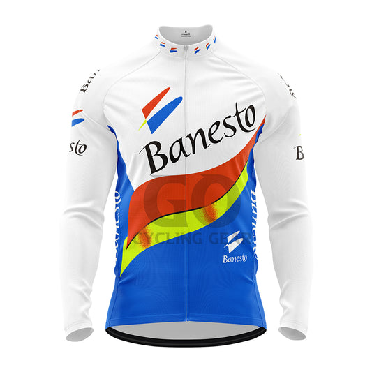 Banesto Retro Long Sleeve Cycling Jersey 1998