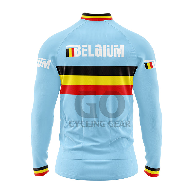 Belgian Men's Long Sleeve Cycling Jersey