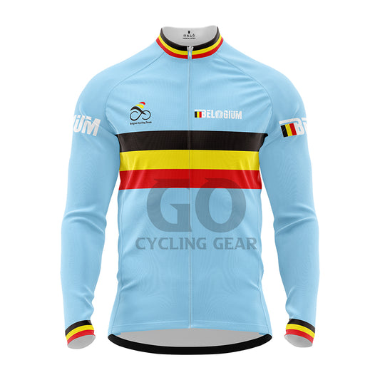 Belgian Men's Long Sleeve Cycling Jersey