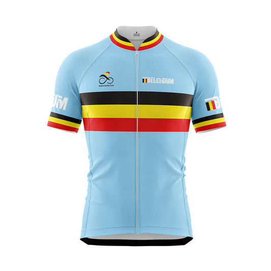 Belgian Men's Short Sleeve Cycling Jersey