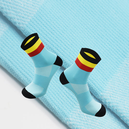 FAEMA Team Chaussettes de cyclisme mi-longues