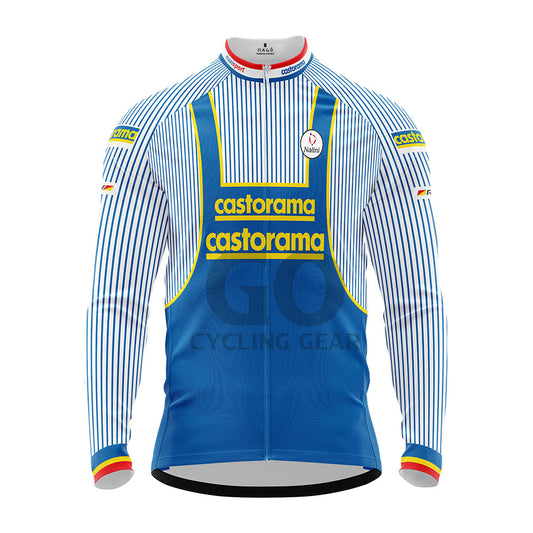 Castorama Retro Long Sleeve Cycling Jersey