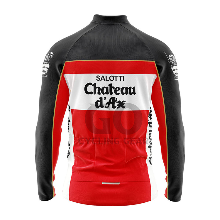 Chateau D'Ax Salotti Retro Long Sleeve Cycling Jersey