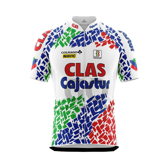 Clas-Cajastur Retro Cycling Jersey 1992-Tony Rominger