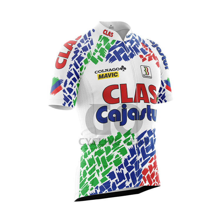 Clas-Cajastur Retro Cycling Jersey 1992-Tony Rominger