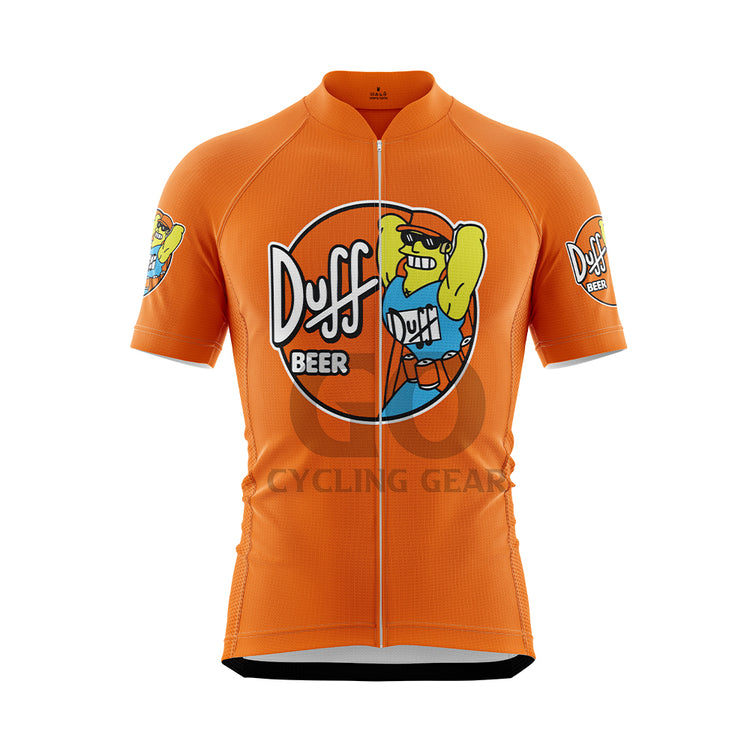 Duff Men Short Sleeve Cycling Jersey