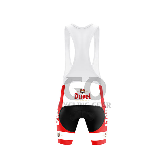 Duvel Beer Men's Cycling Bib Shorts Red