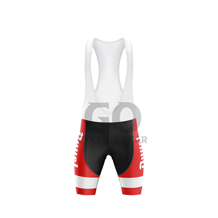 Duvel Beer Men's Cycling Bib Shorts Red