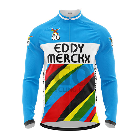 Eddy Merckx Long Sleeve Retro cycling jersey