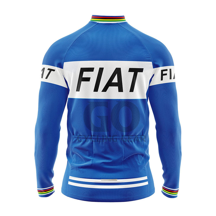 FIAT France Long Sleeve Cycling Jersey Eddy Merckx 1977