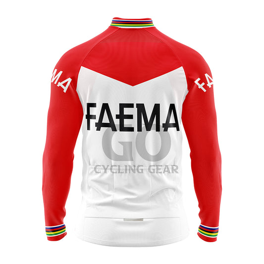 Faema Retro Long Sleeve Cycling Jersey Eddy Merckx 1969