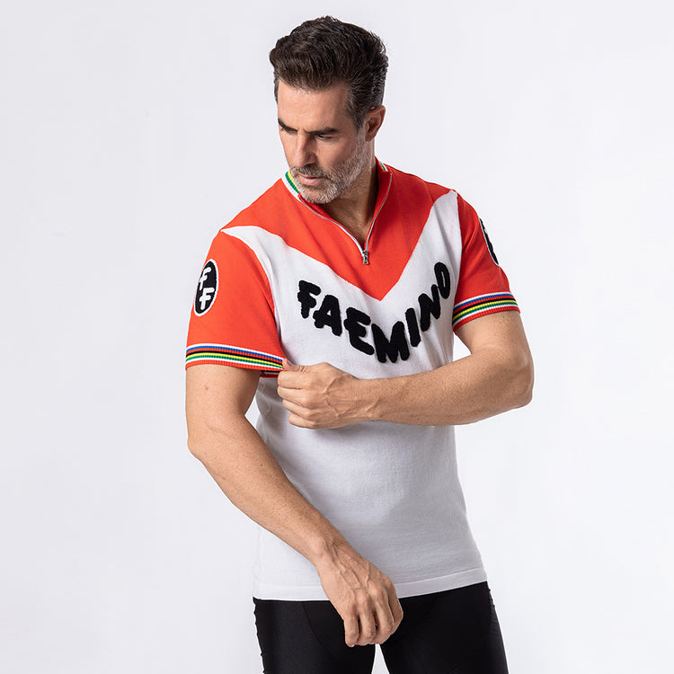 Faemino Team 1970 Wool Retro Cycling Jersey