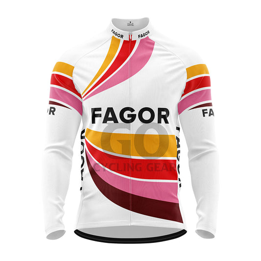 Fagor Team Retro Long Sleece Cycling Jersey 1988