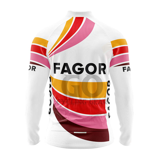 Fagor Team Retro Long Sleece Cycling Jersey 1988