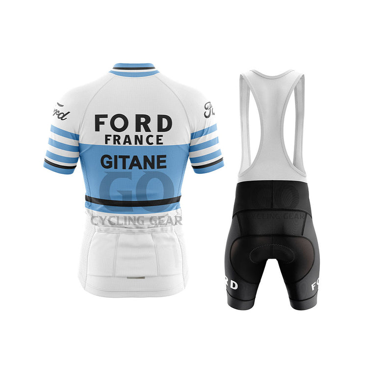 Ford France Gitane Retro cycling Kits