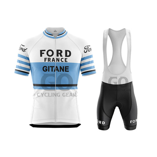 Ford France Gitane Retro cycling Kits