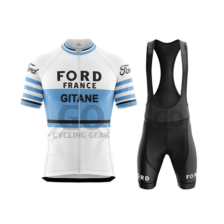 Ford France Gitane Retro cycling Kits